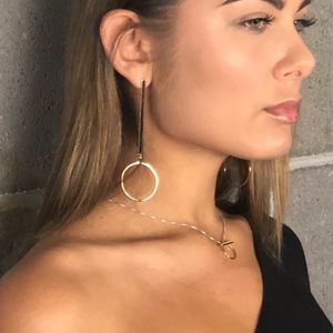 JB Edie Drop Bar Hoop